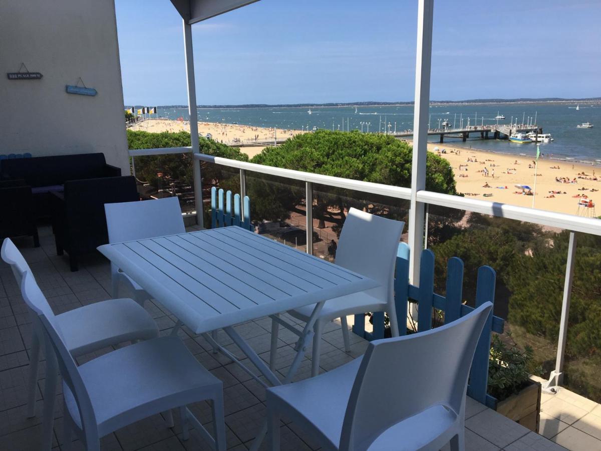 Appartement T3 Au Centre D'Arcachon Avec Vue Mer, Terrasse Et Parking Securise - Fr-1-374-74 Exterior foto