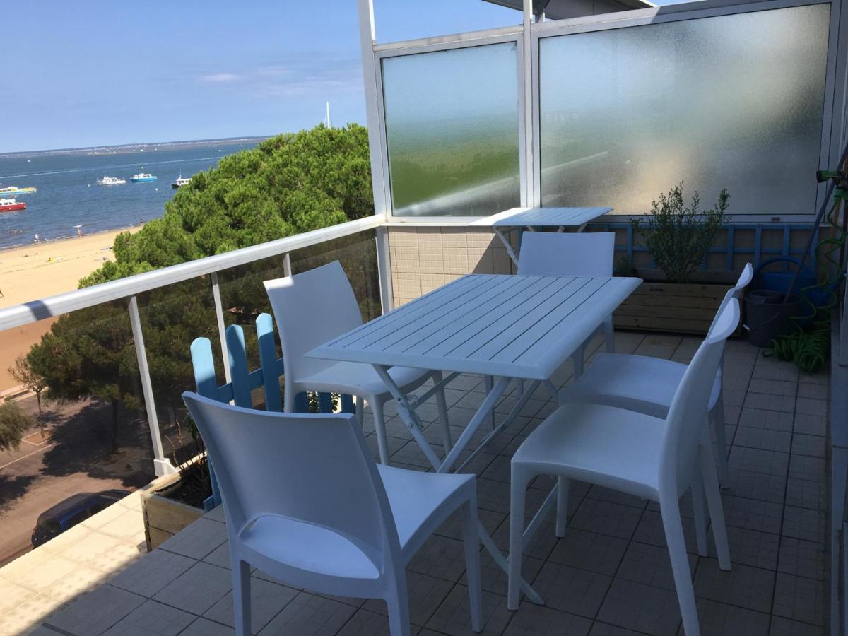 Appartement T3 Au Centre D'Arcachon Avec Vue Mer, Terrasse Et Parking Securise - Fr-1-374-74 Exterior foto